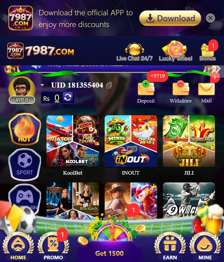 Mobile screen showing 7987 Game APK download and installation process on Android